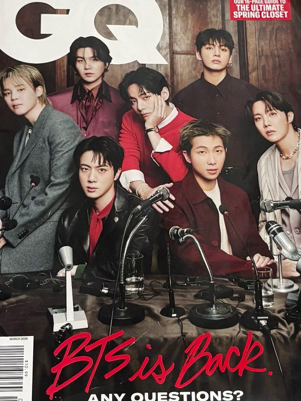 GQ BTS Is Back March 2026 Edition